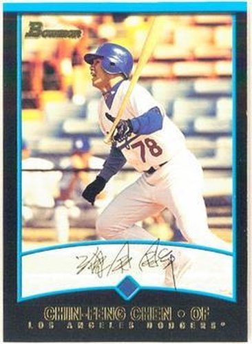 #208 Chin-Feng Chen - Los Angeles Dodgers - 2001 Bowman Baseball