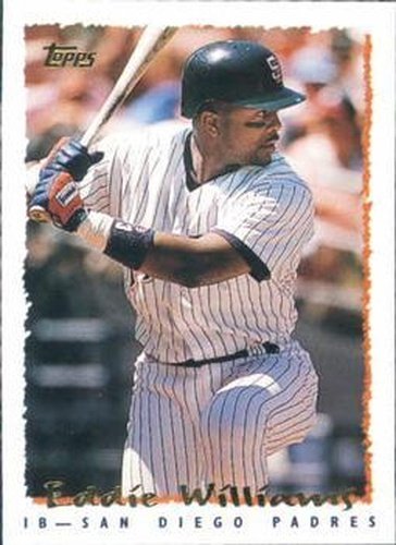 #208 Eddie Williams - San Diego Padres - 1995 Topps Baseball