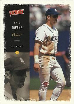 #208 Eric Owens - San Diego Padres - 2000 Upper Deck Victory Baseball