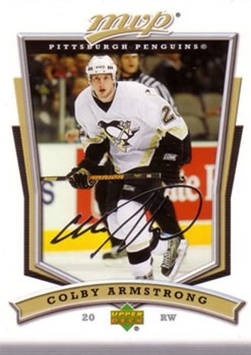 #208 Colby Armstrong - Pittsburgh Penguins - 2007-08 Upper Deck MVP Hockey