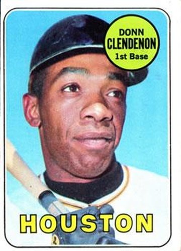 #208a Donn Clendenon - Houston Astros - 1969 Topps Baseball
