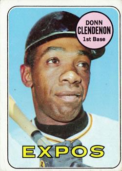 #208b Donn Clendenon - Montreal Expos - 1969 Topps Baseball