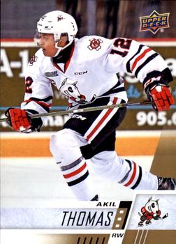 #209 Akil Thomas - Niagara IceDogs - 2017-18 Upper Deck CHL Hockey