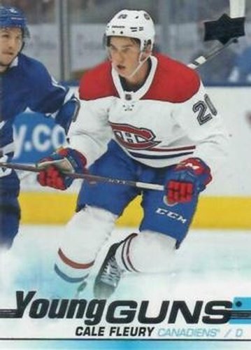 #209 Cale Fleury - Montreal Canadiens - 2019-20 Upper Deck Hockey