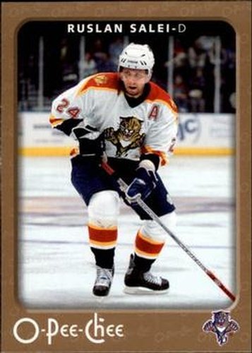 #209 Ruslan Salei - Florida Panthers - 2006-07 O-Pee-Chee Hockey