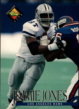 #209 Jimmie Jones - Los Angeles Rams - 1994 Pro Line Live Football