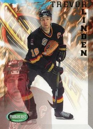 #209 Trevor Linden - Vancouver Canucks - 1995-96 Parkhurst International Hockey