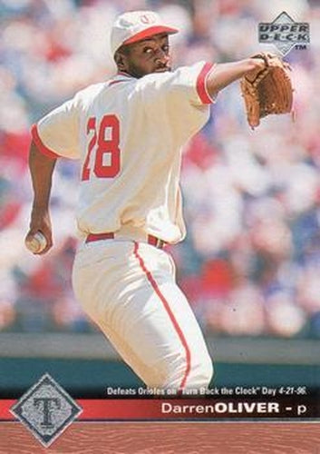 #209 Darren Oliver - Texas Rangers - 1997 Upper Deck Baseball