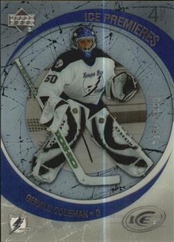 #209 Gerald Coleman - Tampa Bay Lightning - 2005-06 Upper Deck Ice Hockey