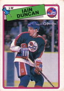 #209 Iain Duncan - Winnipeg Jets - 1988-89 O-Pee-Chee Hockey