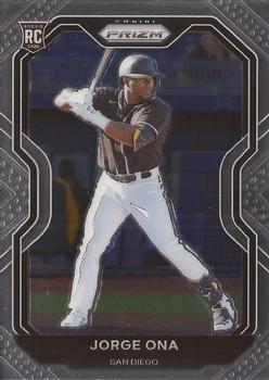 #209 Jorge Ona - San Diego Padres - 2021 Panini Prizm Baseball