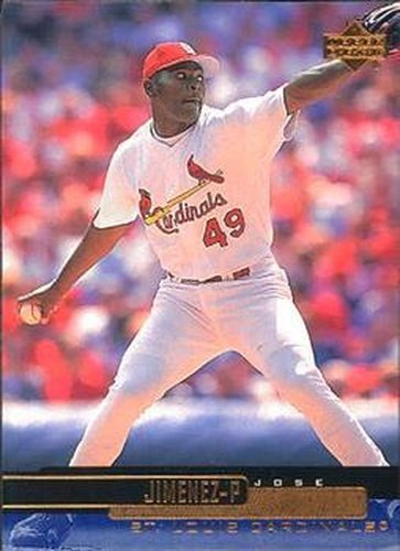 #209 Jose Jimenez - St. Louis Cardinals - 2000 Upper Deck Baseball