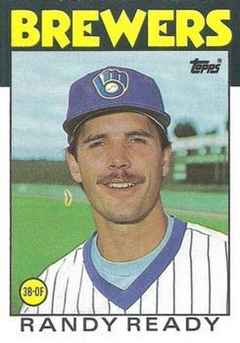 #209 Randy Ready - Milwaukee Brewers - 1986 Topps Baseball