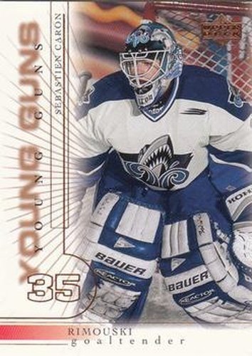 #209 Sebastien Caron - Rimouski Oceanic - 2000-01 Upper Deck Hockey