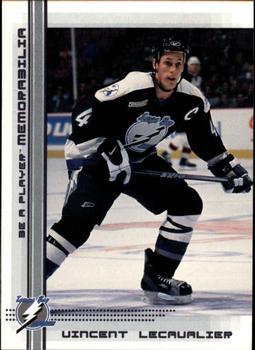 #209 Vincent Lecavalier - Tampa Bay Lightning - 2000-01 Be a Player Memorabilia Hockey
