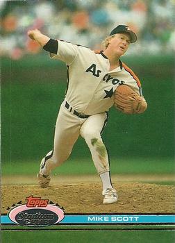 #209 Mike Scott - Houston Astros - 1991 Stadium Club Baseball