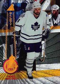 #209 Dave Ellett - Toronto Maple Leafs - 1994-95 Pinnacle Hockey - Rink Collection