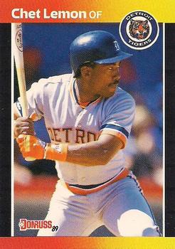 #209 Chet Lemon - Detroit Tigers - 1989 Donruss Baseball