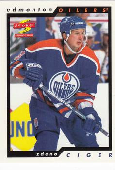 #20 Zdeno Ciger - Edmonton Oilers - 1996-97 Score Hockey