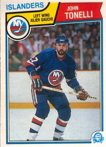 #20 John Tonelli - New York Islanders - 1983-84 O-Pee-Chee Hockey