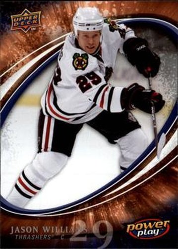 #20 Jason Williams - Atlanta Thrashers - 2008-09 Upper Deck Power Play Box Set Hockey