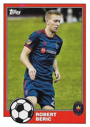 #T81-20 Robert Beric - Chicago Fire - 2021 Topps MLS Soccer - 1981 Throwback