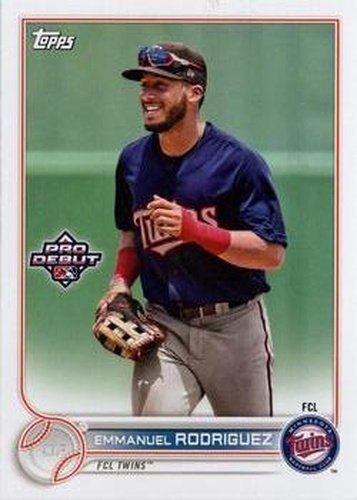 #PD-20 Emmanuel Rodriguez - FCL Twins - 2022 Topps Pro Debut Baseball