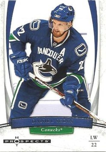#20 Daniel Sedin - Vancouver Canucks - 2007-08 Fleer Hot Prospects Hockey