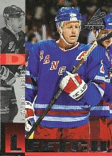 #20 Brian Leetch - New York Rangers - 1997-98 Pinnacle Inside Hockey