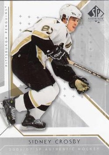 #20 Sidney Crosby - Pittsburgh Penguins - 2006-07 SP Authentic Hockey