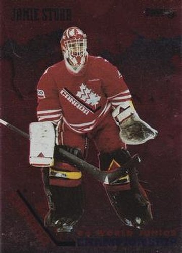 #20 Jamie Storr Canada - 1993-94 Donruss Hockey - 1994 World Junior Championship Canada