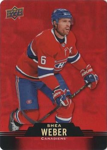 #DC-20 Shea Weber - Montreal Canadiens - 2020-21 Upper Deck Tim Hortons Hockey - Red Die Cut