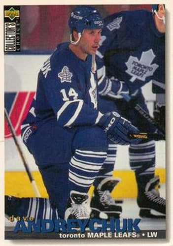 #20 Dave Andreychuk - Toronto Maple Leafs - 1995-96 Collector's Choice Hockey
