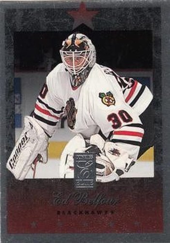 #20 Ed Belfour - Chicago Blackhawks - 1995-96 Donruss Elite Hockey