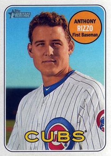 #20 Anthony Rizzo - Chicago Cubs - 2018 Topps Heritage Baseball
