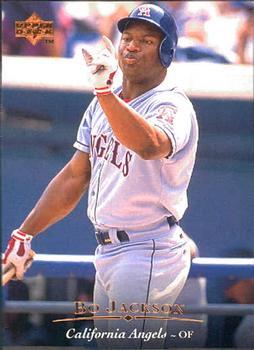 20 Bo Jackson - California Angels - 1995 Upper Deck Baseball – Isolated  Cards