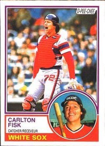 #20 Carlton Fisk - Chicago White Sox - 1983 O-Pee-Chee Baseball