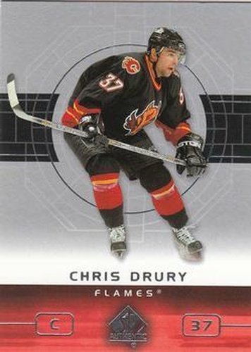 #20 Chris Drury - Calgary Flames - 2002-03 SP Authentic Hockey