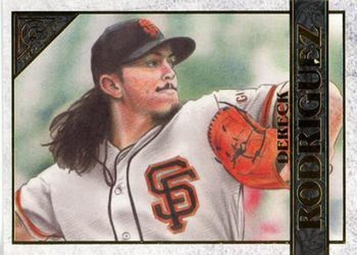 #20 Dereck Rodriguez - San Francisco Giants - 2020 Topps Gallery Baseball