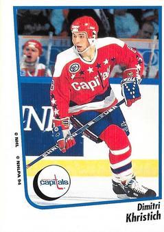 #20 Dimitri Khristich - Washington Capitals - 1994-95 Panini Hockey Stickers