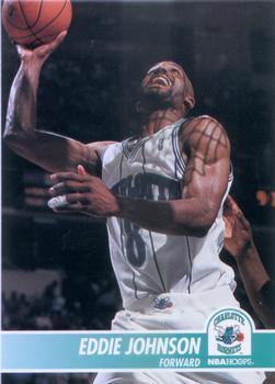 #20 Eddie Johnson - Charlotte Hornets - 1994-95 Hoops Basketball