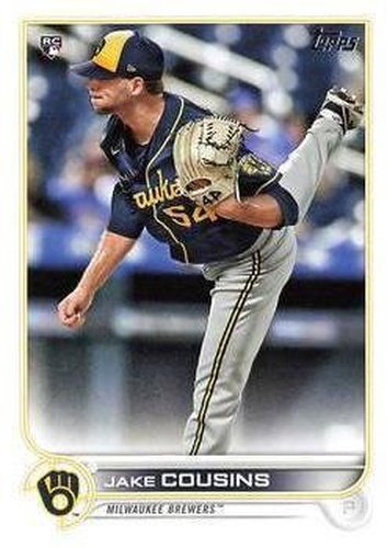 #20 Jake Cousins - Milwaukee Brewers - 2022 Topps Baseball