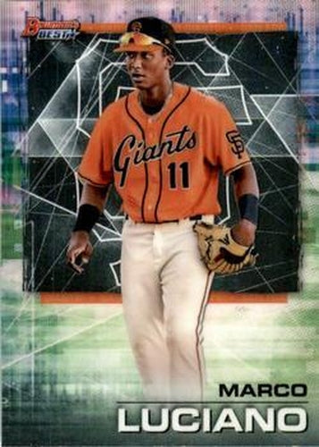 #20 Marco Luciano - San Francisco Giants - 2021 Bowman's Best Baseball
