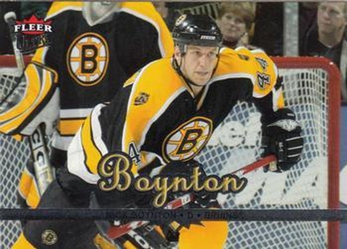#20 Nick Boynton - Boston Bruins - 2005-06 Ultra Hockey