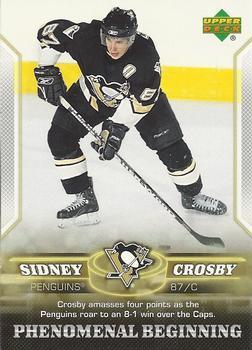 #20 Sidney Crosby - Pittsburgh Penguins - 2005-06 Upper Deck Phenomenal Beginning Hockey