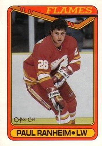 #20 Paul Ranheim - Calgary Flames - 1990-91 O-Pee-Chee Hockey