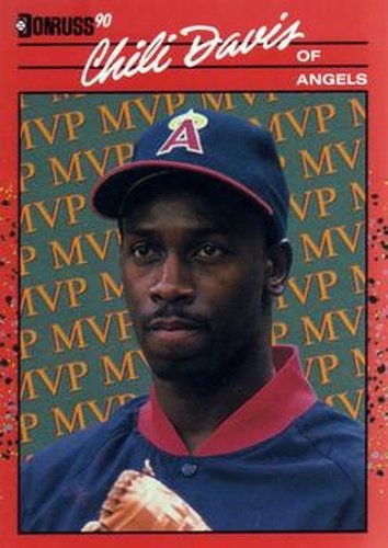 #BC-20 Chili Davis - California Angels - 1990 Donruss Baseball - Bonus MVP's