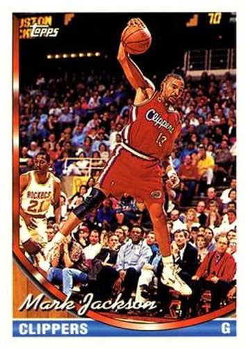 #20 Mark Jackson - Los Angeles Clippers - 1993-94 Topps Basketball