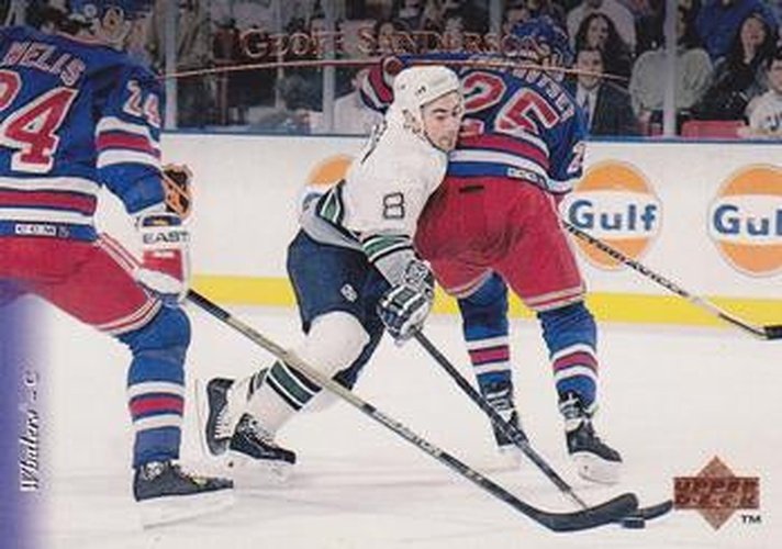 #20 Geoff Sanderson - Hartford Whalers - 1995-96 Upper Deck Hockey