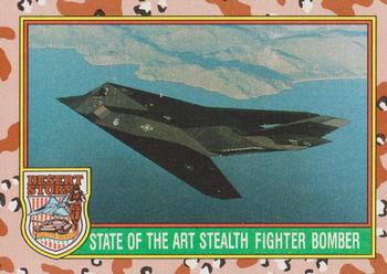#20 State of the Art Stealth Fighter Bomber - 1991 Topps Desert Storm